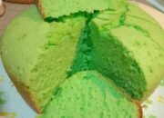 Membuat Kue Bolu Pandan Putih Telur