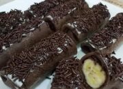 Dadar Gulung Pisang Coklat