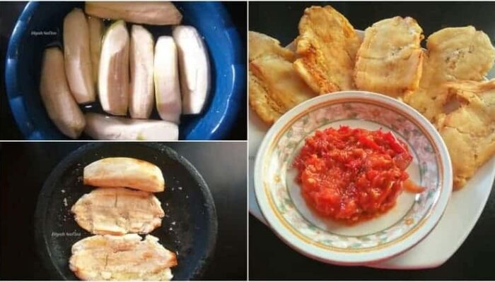 Resep Membuat Pisang Peppe Sambal Terasi