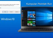 Kumpulan Perintah Run Di Windows 10 Yang Tersembunyi