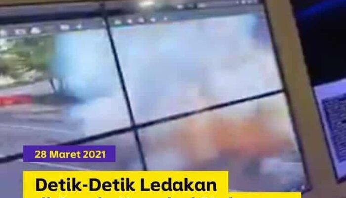 Detik-Detik Ledakan di Gereja Katedral Makassar