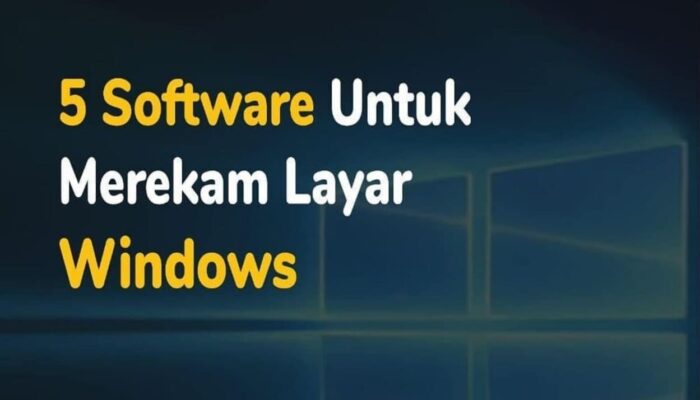 5 Software Perekam layar PC dengan Fitur Menarik