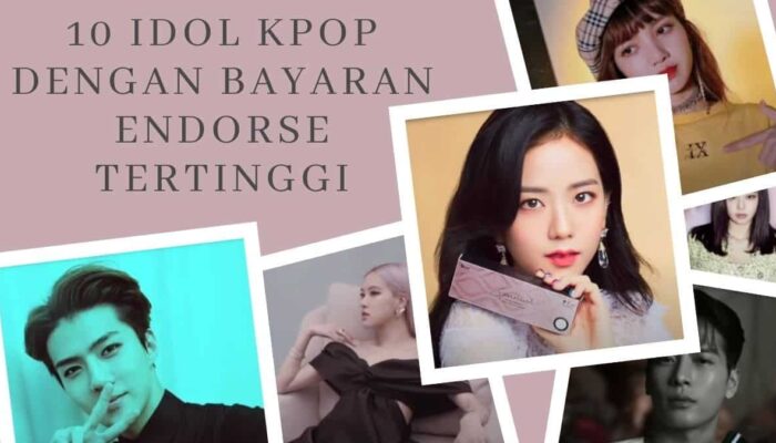 10 Idol Kpop Dengan Bayaran Endorse Tertinggi