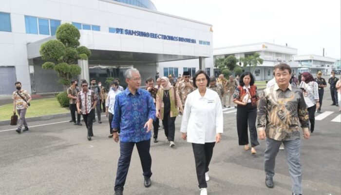 Kunjungan Kerja ke Cikarang, Menkeu Tegaskan Komitmen Dukungan Pemerintah Kepada Dunia Usaha