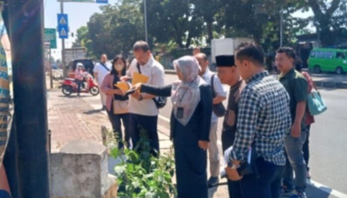 Majelis Hakim PN Cibinong Gelar Sidang PS Perkara Tanah Dan Bangunan Ruko Di Nanggewer