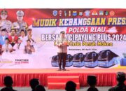 Kapolda Riau Lepas Rombongan Mudik Gratis Kebangsaan Presisi 2024