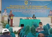 Pelantikan Ketua Tim PKK Serta Pengukuhan Bunda Paud Dan Bunda Literasi Tiga Kelurahan Kecamatan Cibinong