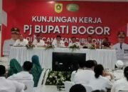 Kunjungan Kerja Pj. Bupati Bogor Di Kecamatan Cibinong