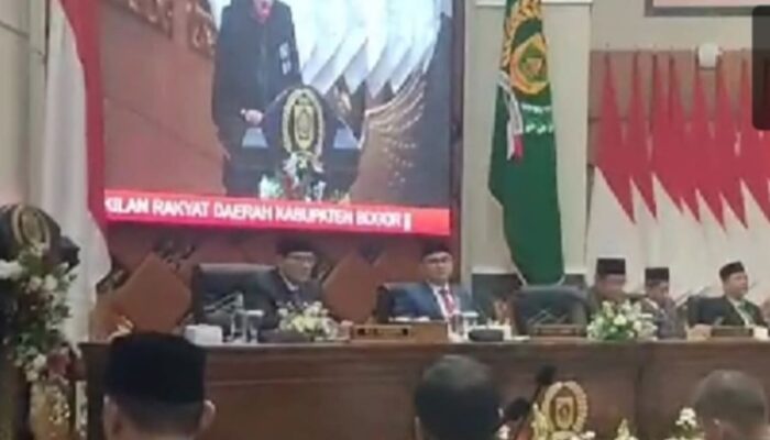 Rapat Paripurna DPRD Kabupaten Bogor Hasil Pilkada 2024